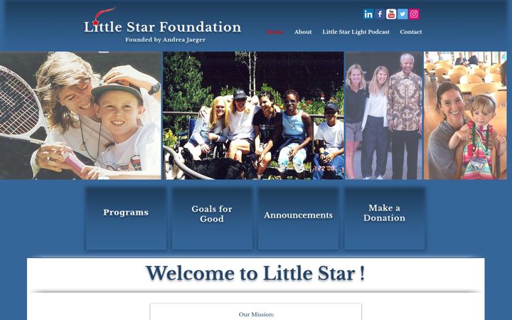 Screenshot of littlestar.org