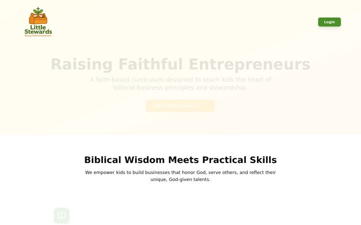 Screenshot of littlestewards.org