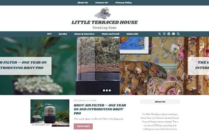 Screenshot of littleterracedhouse.com