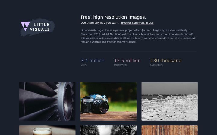 Screenshot of littlevisuals.co