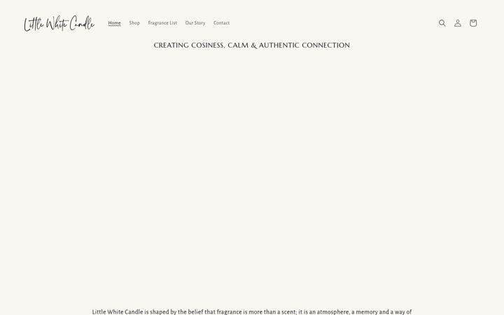 Screenshot of littlewhitecandle.co.uk