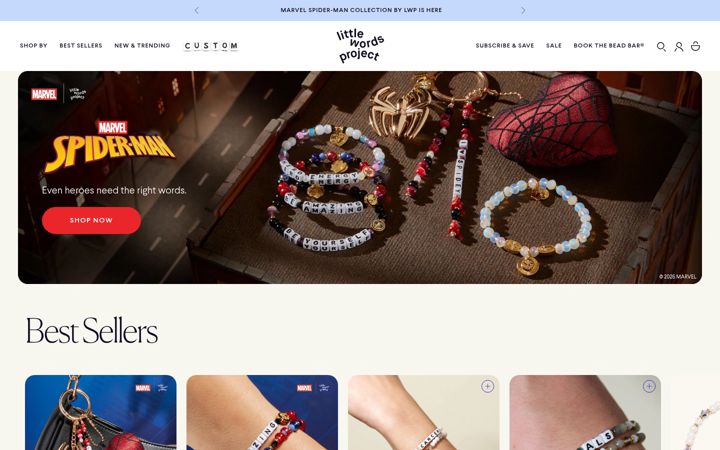 Screenshot of littlewordsproject.com