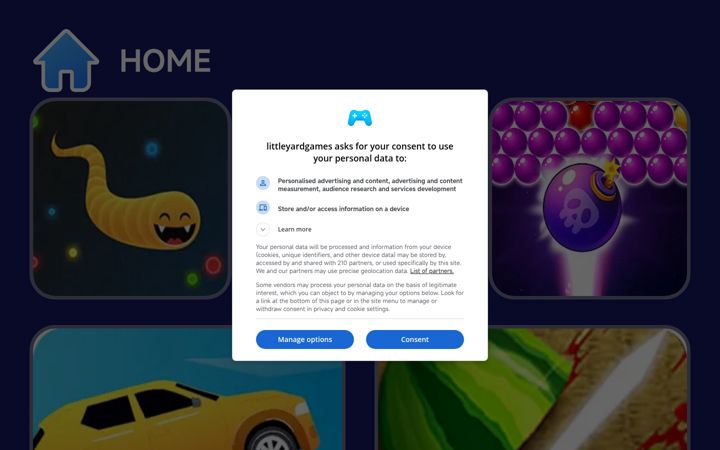 Screenshot of littleyardgames.com