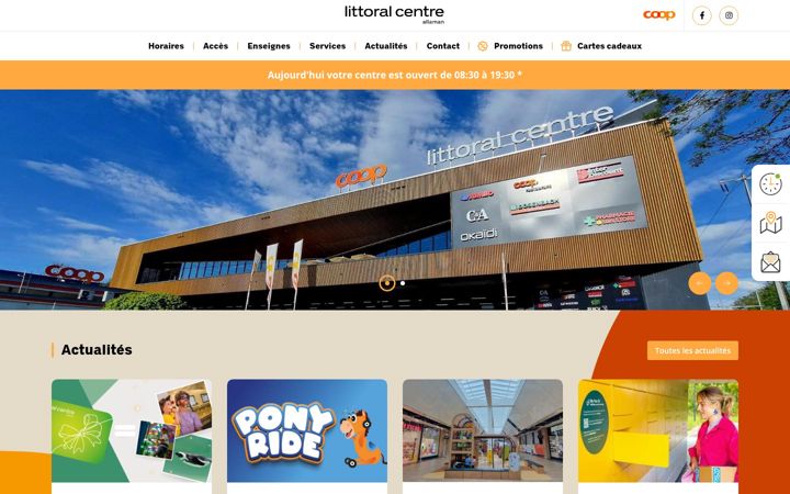 Screenshot of littoralcentre.ch