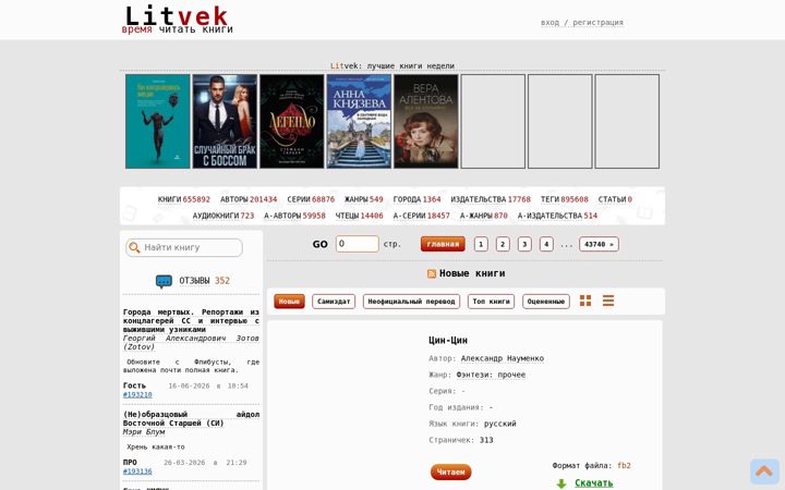 Screenshot of litvek.net
