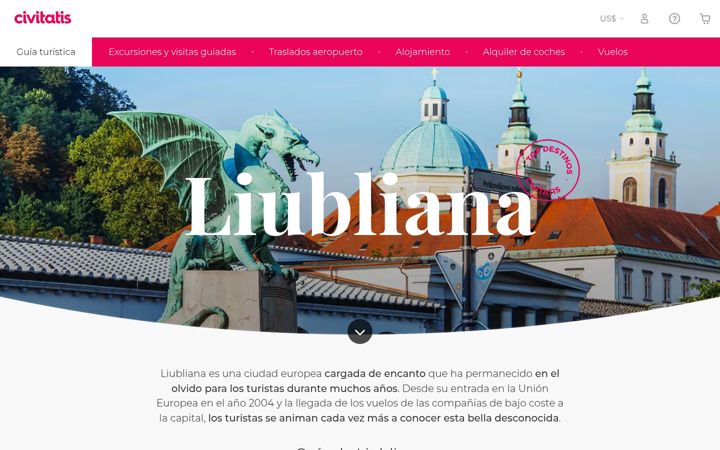 Screenshot of liubliana.net