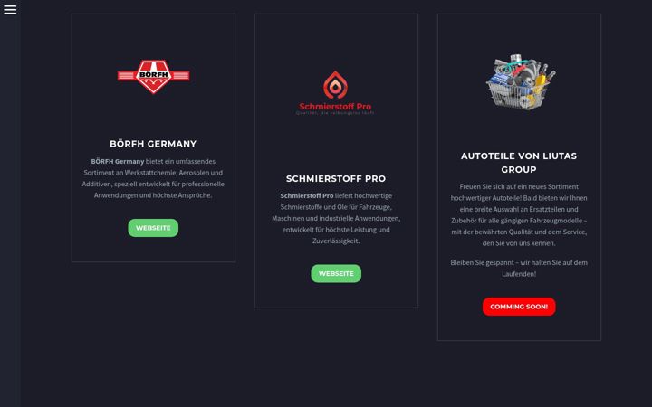 Screenshot of liutas.de