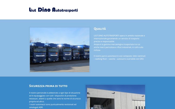Screenshot of liutautotrasporti.it