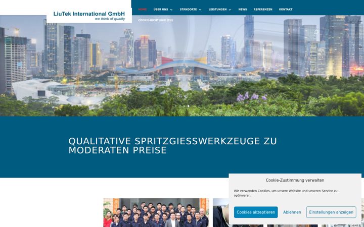 Screenshot of liutek.de
