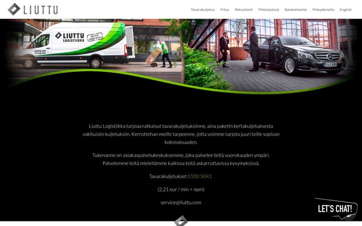 Screenshot of liuttu.com