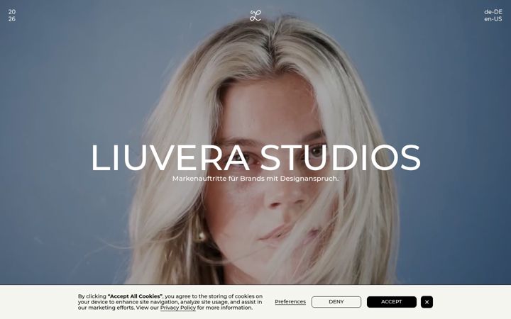 Screenshot of liuverastudios.com