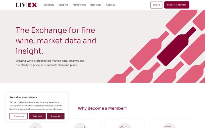 Screenshot of liv-ex.com
