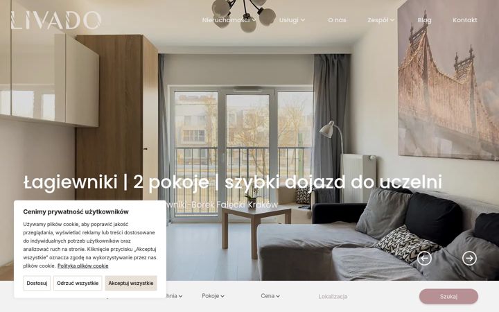 Screenshot of livado.pl