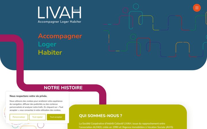 Screenshot of livah.fr