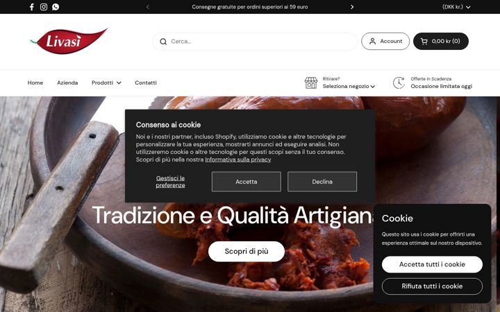 Screenshot of livasi.com