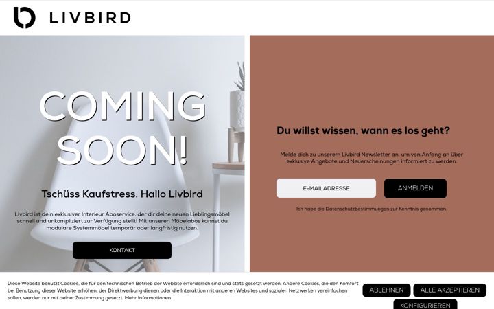 Screenshot of livbird.com