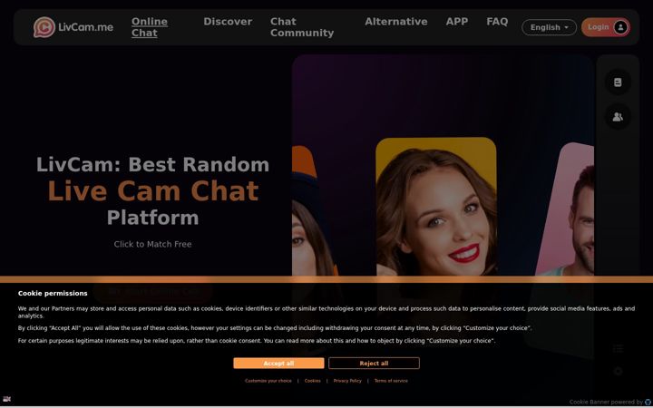 Screenshot of livcam.me