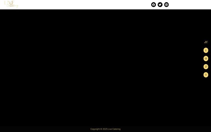 Screenshot of live-catering.fr