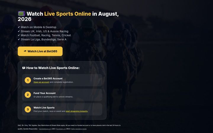 Screenshot of live-horse-racing.net