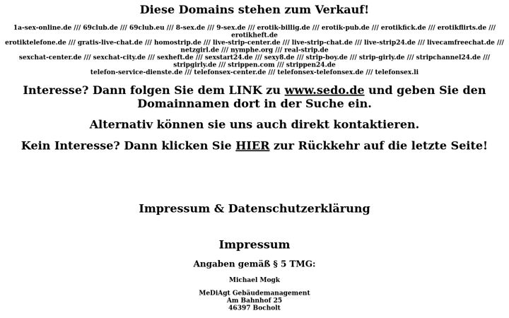Screenshot of live-strip-chat.de