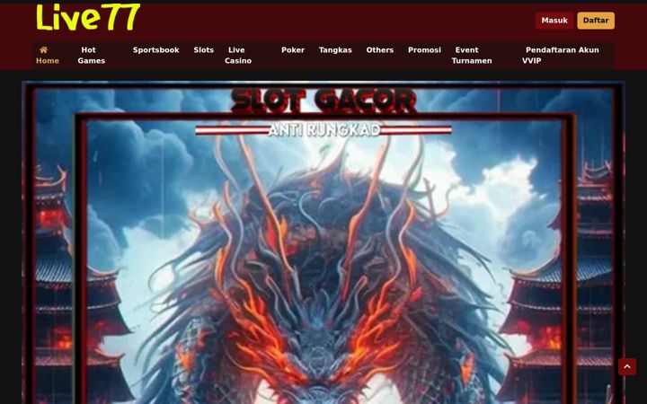 Screenshot of live77.org