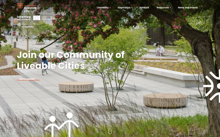 Screenshot of liveablecity.eu