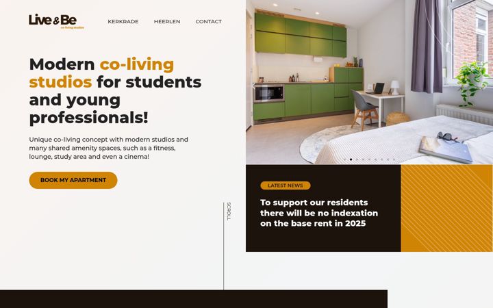 Screenshot of liveandbe.nl