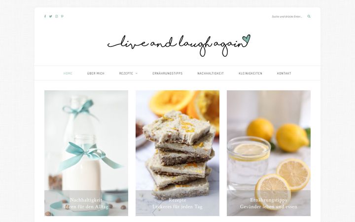 Screenshot of liveandlaughagain.de