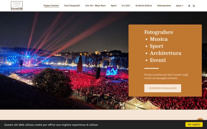 Screenshot of liveandlife.it