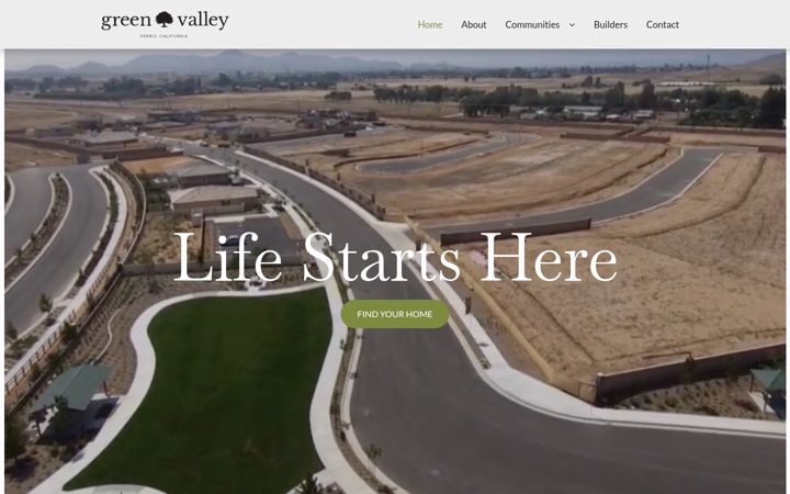 Screenshot of liveatgreenvalley.com