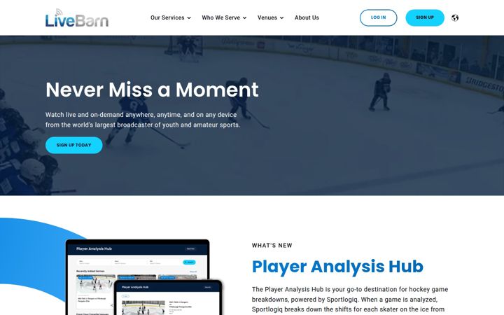 Screenshot of livebarn.com
