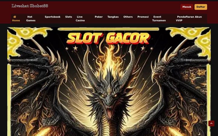Screenshot of livechatsbobets88.com