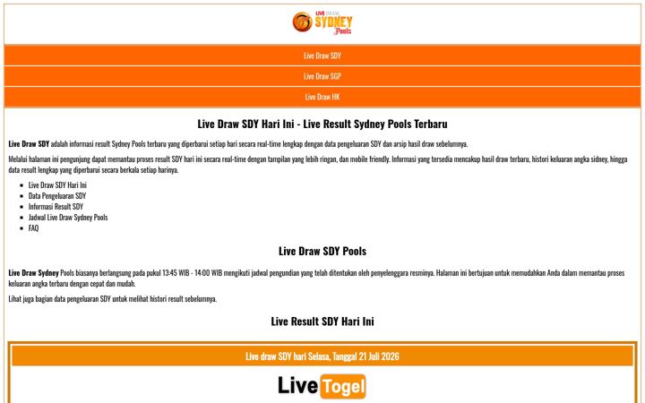 Screenshot of livedrawsdy.info