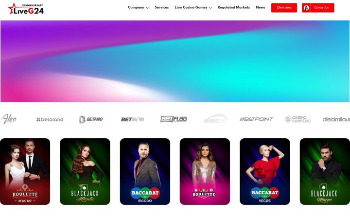 Screenshot of liveg24.com
