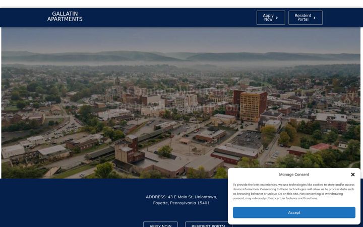 Screenshot of livegallatin.com