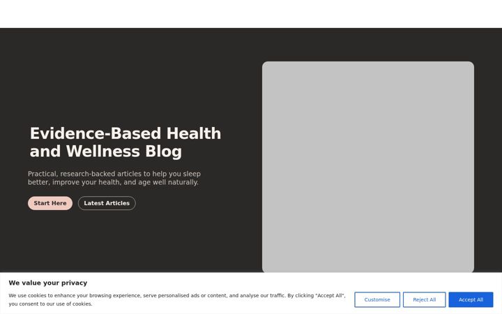 Screenshot of livegoodwarrior.com