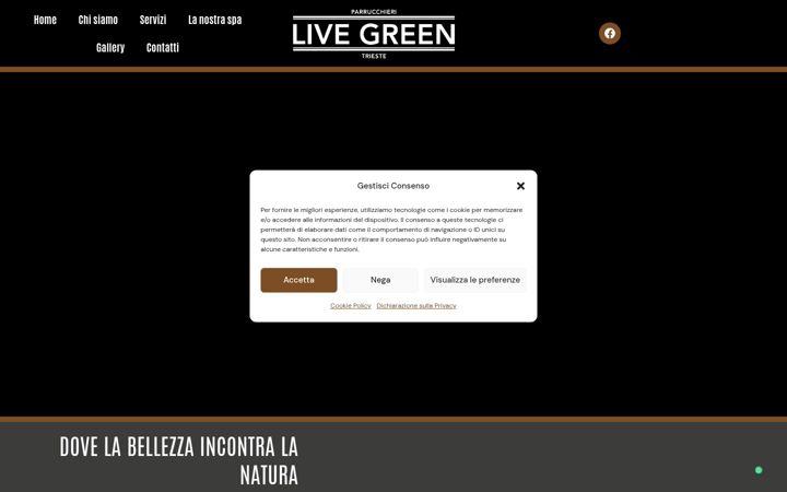 Screenshot of livegreenspa.it