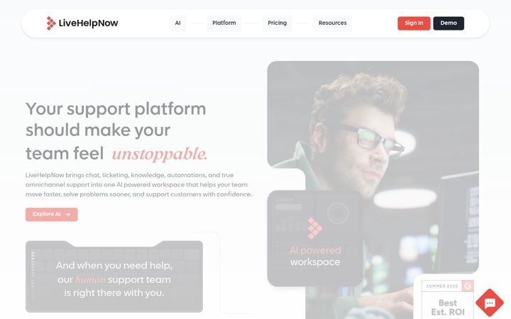 Ekrano kopija livehelpnow.net
