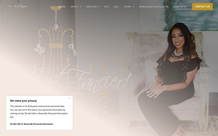 Screenshot of livejustfancier.com