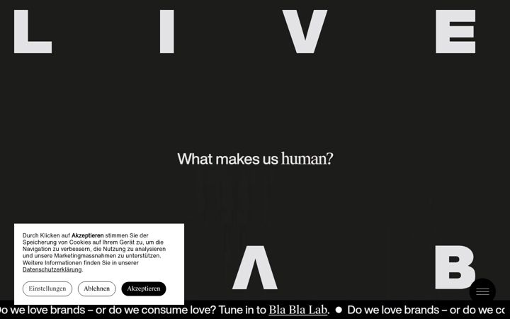 Screenshot of livelab.com