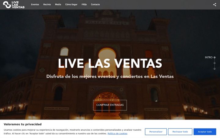Screenshot of livelasventas.com