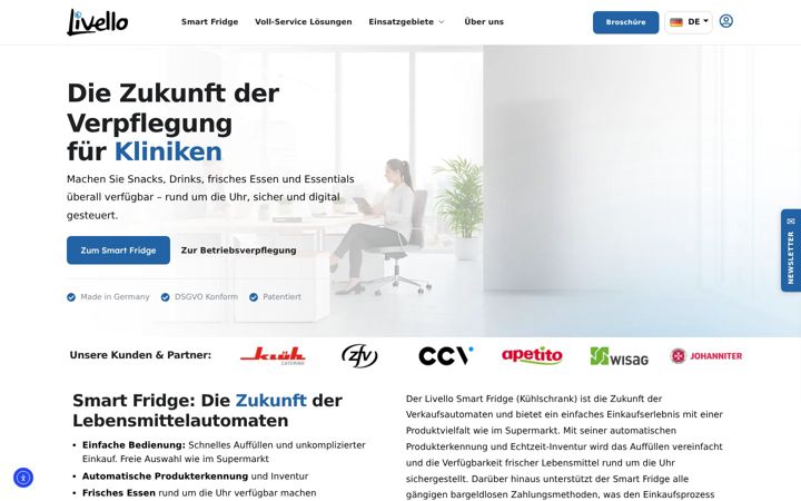Screenshot of livello.com