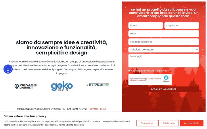Screenshot of livellouno.it