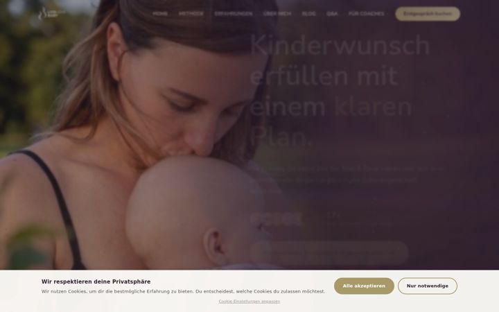 Screenshot of livelovebaby.de