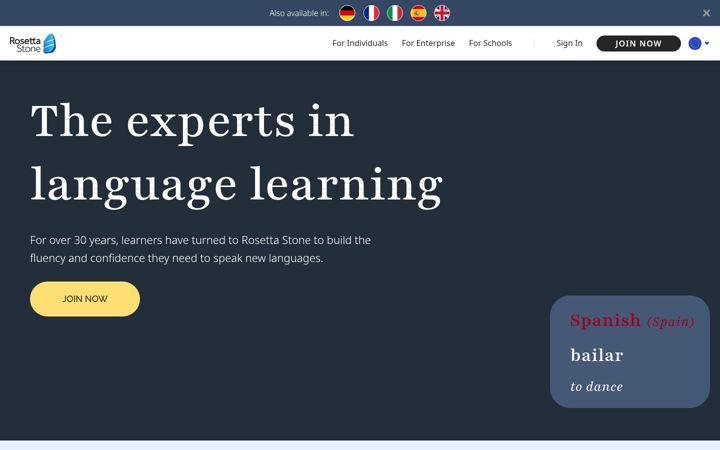 Screenshot of livemocha.com