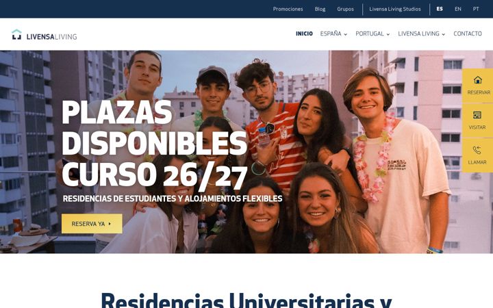 Screenshot of livensaliving.com