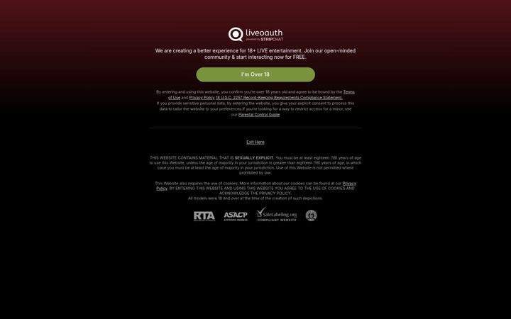 Screenshot von liveoauth.com