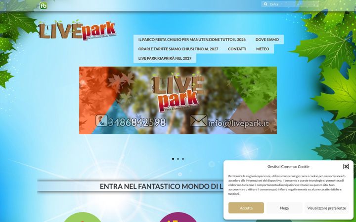 Screenshot of livepark.it
