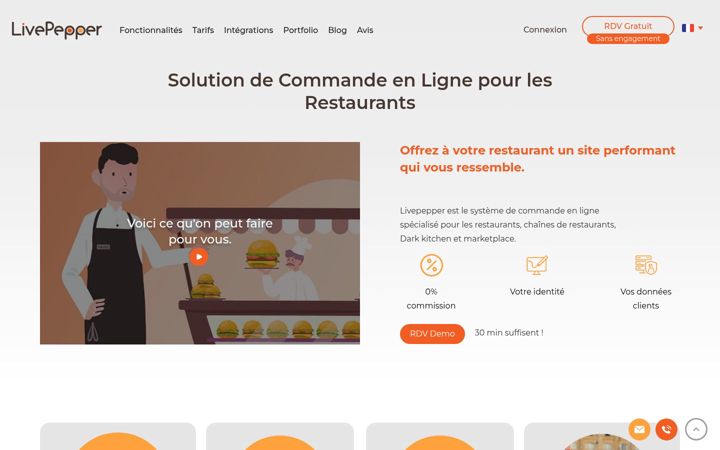 Screenshot ta' livepepper.fr
