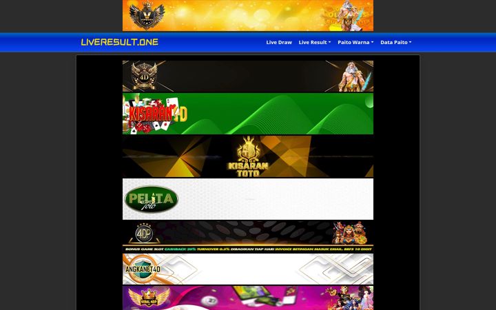Screenshot of liveresult.best